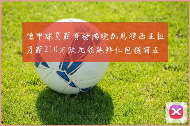 德甲球员薪资榜揭晓凯恩穆西亚拉月薪210万欧元领跑拜仁包揽前五